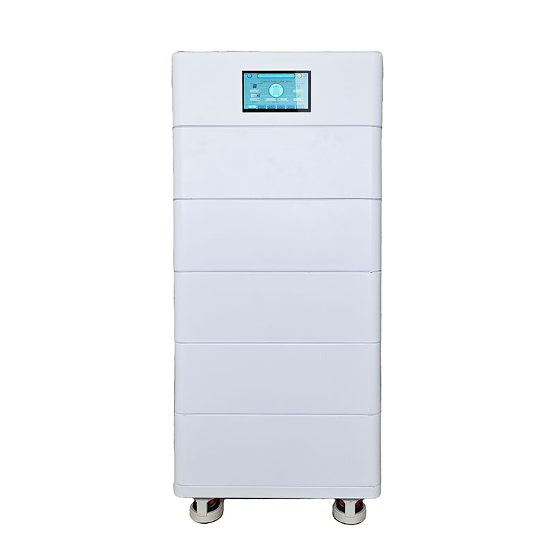 51.2V 100A Pacáiste Battery LifePo4 Stackable le Scáileán Cliste Cliste 5KWH 10KWH 15KWH 20kWh Max Power suas le 40kwh