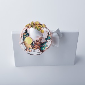 Suaitheantas gloine laicearaithe saincheaptha, táille samplach saor in aisce, oiriúnach le haghaidh bailiúcháin, charms suaitheantas miotail óir, biorán, plating