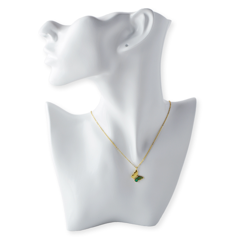 Liblika pole kivist ripats kaelakee 45 5 cm