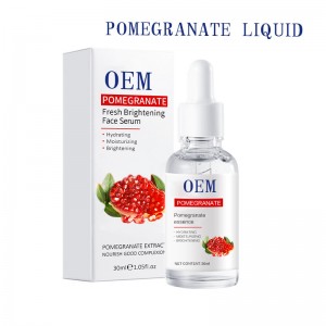 Sraith hiodráitithe pomegranate ag láidriú