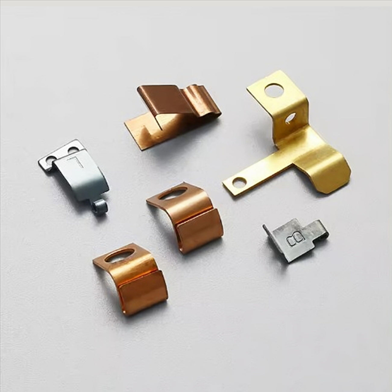 Páirteanna Stampála Miotail OEM Chustaim Copper Cruach Teagmháil Leictreonach Leictreach Leictreach