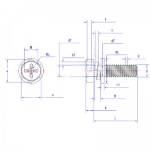 bolt ceann heicseagán cuasaithe tras le eangú agus leicneoir earraigh