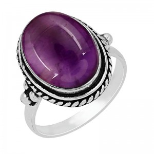 Fáinne Sterling Hongde Mystic Amethyst 925 Fáinní Ráitis Lámhdhéanta Sterling Silver Plated Do Mhná Seodra Fáinne Breithchlocha Bohemian Thiar Theas