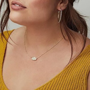 Muince siogairlín siogairlín bándearg íostach Rose Gold do Mhná, Jewelry Faisean, 14k Gold-Plátáilte