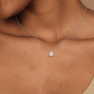 teardrop ubhchruthach-múnlaithe pendant Diamond saorga léasair muince galánta inchoigeartaithe