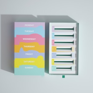 Bosca Bronntanais Colorful i rithna Seachtaine