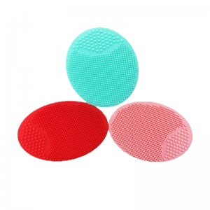 Scuab glantacháin aghaidhe silicone