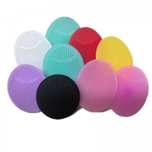 Scuab glantacháin aghaidhe silicone