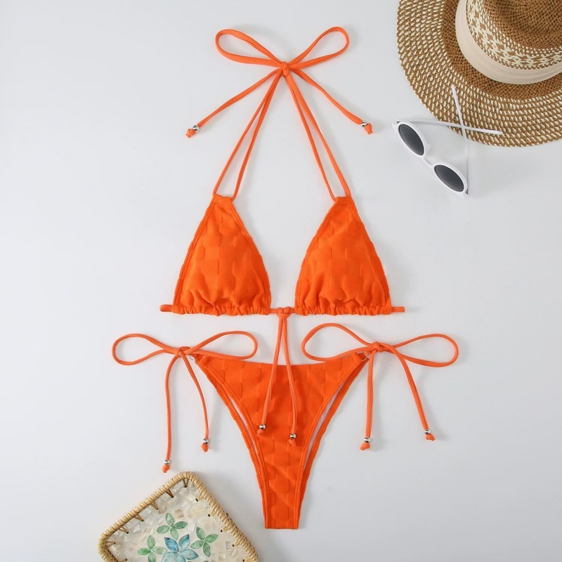 Nua 2025 Eorpach agus Meiriceánach-stíl a dó-píosa snámha bikini do mhná. Déanta as fabraic speisialta, atá ar fáil indathanna soladacha agus dathanna éagsúla. Dearadh triantánach agus dearadh sexy 8878 Praghas:$79.99