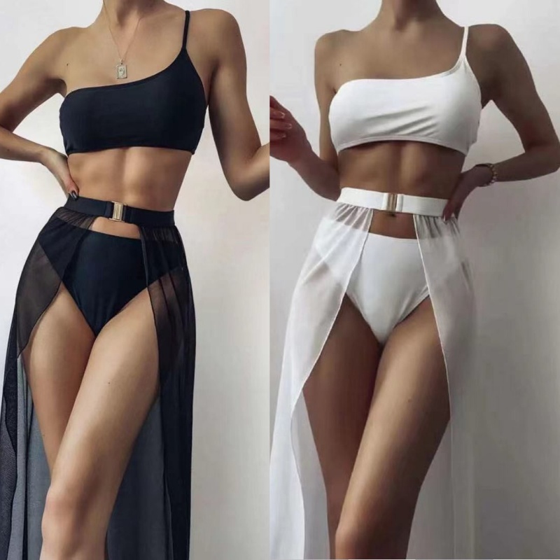 2025 Faisean Stíl Nua Lása Eorpach agus Meiriceánach Stíl-Suas bikini sexy backless a trí-Socraigh píosaí, feisteas snámha gan chúl, ar fáil i stoc V041 Praghas:$79.99