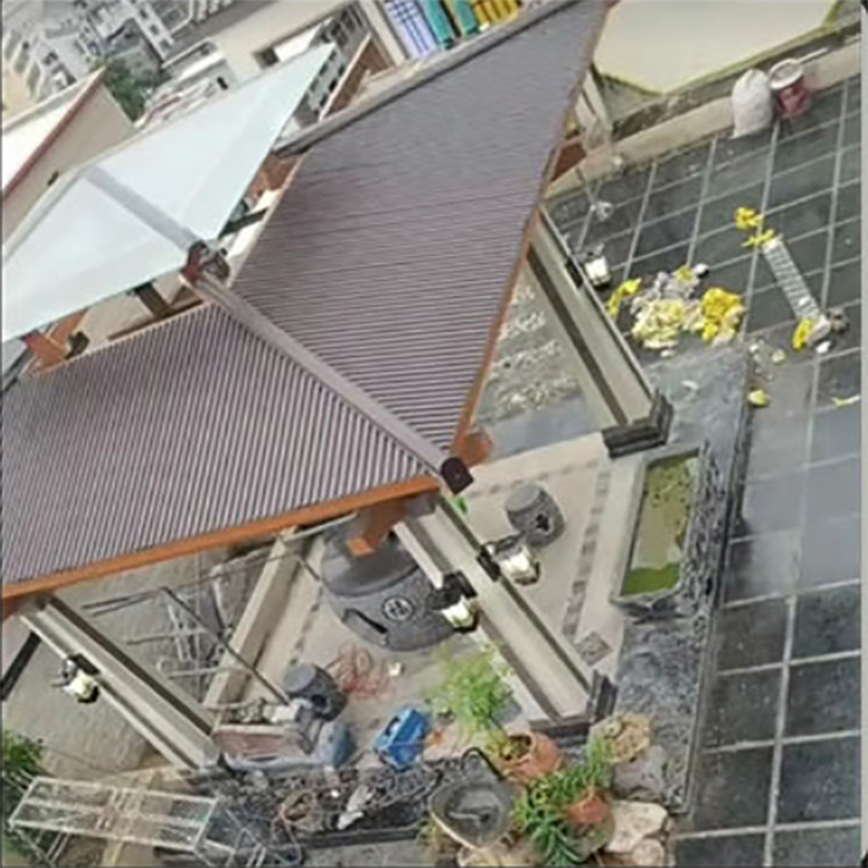 Painéil alúmanaim do dhíon an Bhalla Mór-Dearadh múnlaithe le hairíonna inslithe teasa