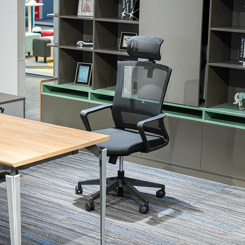 Múnla BGY001 Cathaoirleach Mogall Eirgeanamaíochta Mórdhíola - Breathable Cuartha Ar ais le Airde-Airm Inchoigeartaithe le haghaidh Staidéir, Oifige, agus Seisiúin Suí Fada