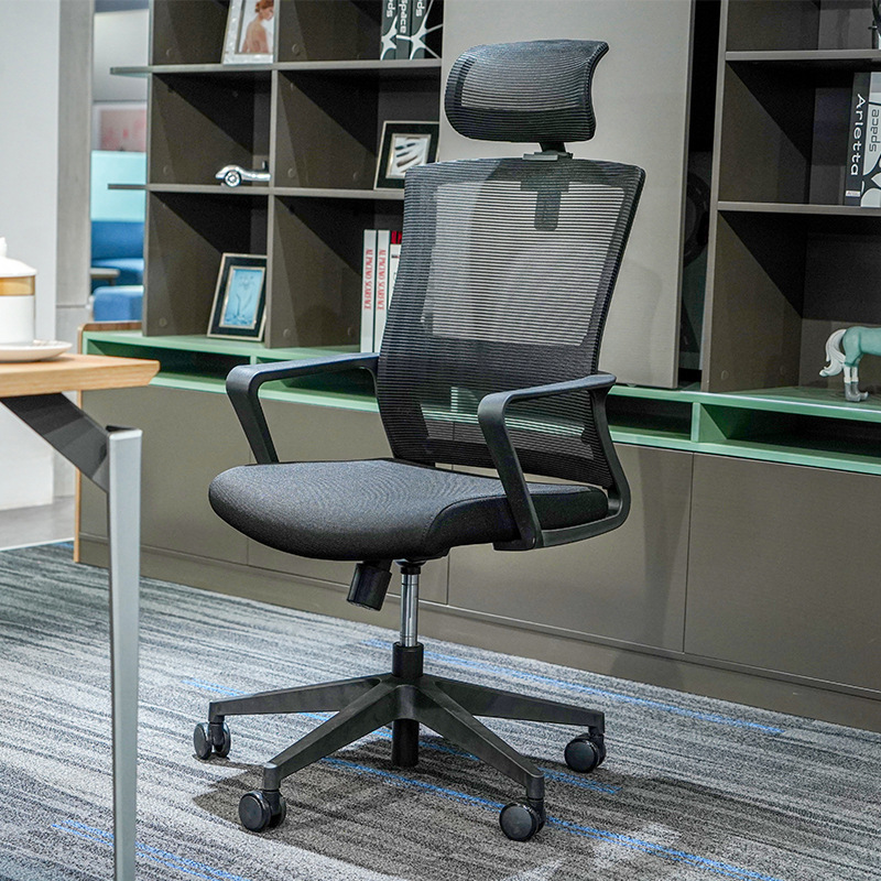 Múnla BGY001 Cathaoirleach Mogall Eirgeanamaíochta Mórdhíola - Breathable Cuartha Ar ais le Airde-Airm Inchoigeartaithe le haghaidh Staidéir, Oifige, agus Seisiúin Suí Fada