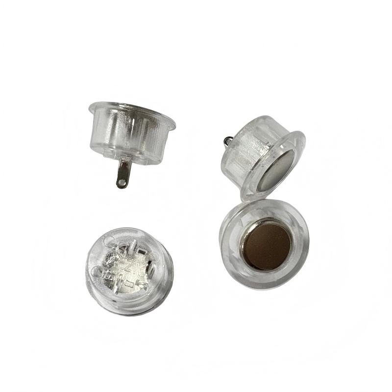 lasc tact (gan solas) 12mm cuasaithe do vardrúis agus cabinets; dteagmháil 5V-solas stiúir dimmable rialaithe le braiteoir tairiscint